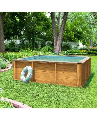 Piscine bois pistoche 2x2 Piscine bois pistoche 2x2