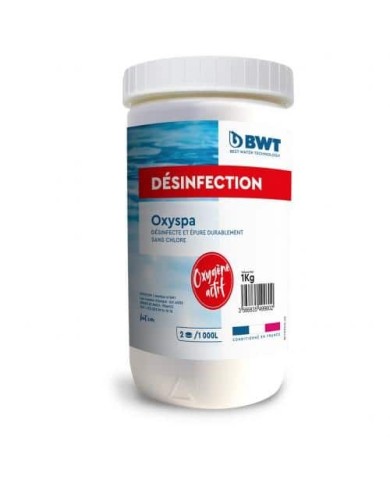 OXYSPA 1kg | Désinfectant SPA sans Chlore, Pastilles OXYSPA 1kg | Désinfectant SPA sans Chlore, Pastilles