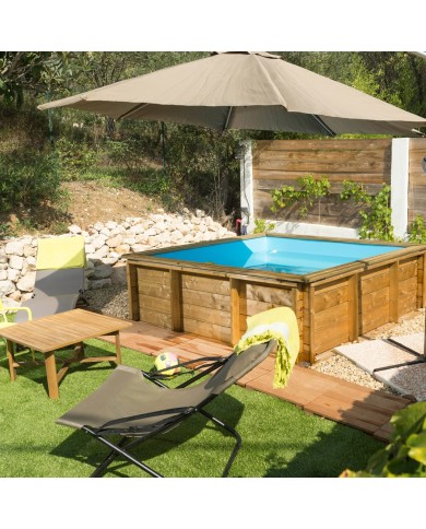 Piscine hors sol bois TROPIC JUNIOR 2x2