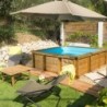 Piscine hors sol bois TROPIC JUNIOR 2x2 Piscine hors sol bois TROPIC JUNIOR 2x2
