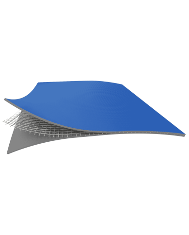 Membrane armée ALPKORPLAN 1000, bleu adriatique Membrane armée ALPKORPLAN 1000, bleu adriatique