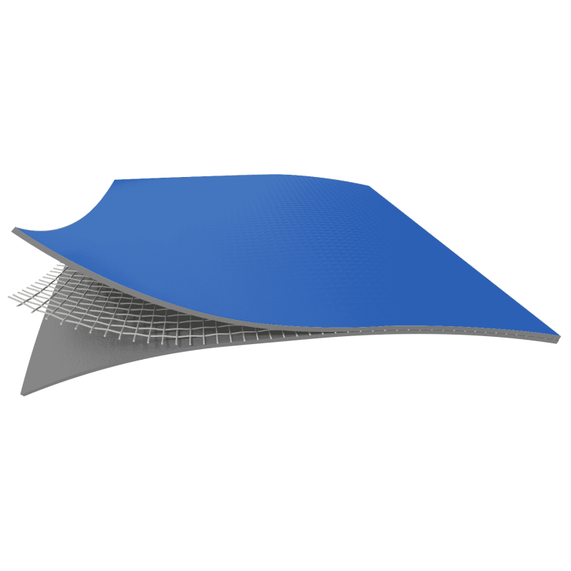 Membrane armée ALPKORPLAN 1000, bleu adriatique Membrane armée ALPKORPLAN 1000, bleu adriatique