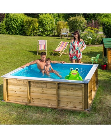 Piscine bois pistoche 2x2 Piscine bois pistoche 2x2