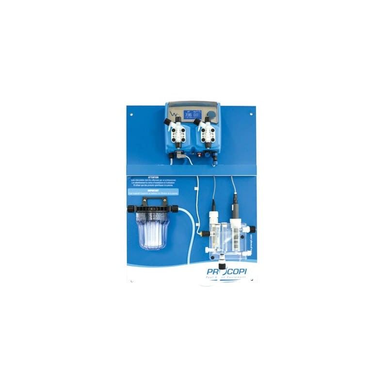 Régulation automatique EMEC avec cellule chlore ouverte