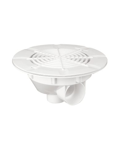 Bonde de fond, Liner/béton, BL311-BB310, Blanc