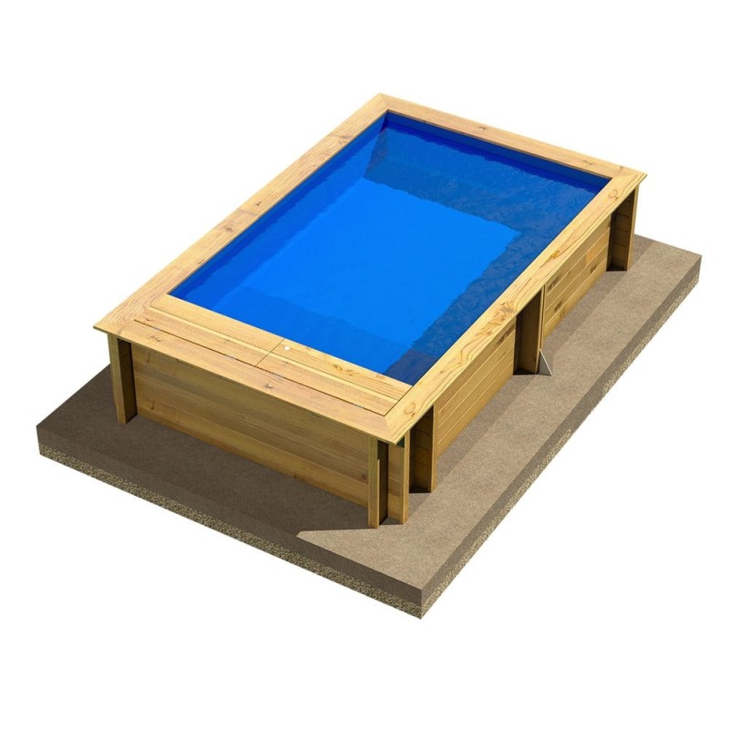 Piscine bois POOL'N BOX junior 3x2 Piscine bois POOL'N BOX junior 3x2