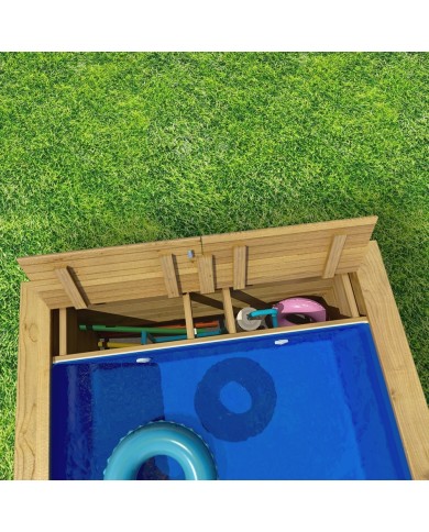 Piscine bois POOL'N BOX junior 3x2 Piscine bois POOL'N BOX junior 3x2