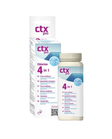 Bandelettes analytiques - CTX 4 in 1 Bromine Test Strip Bandelettes analytiques - CTX 4 in 1 Bromine Test Strip