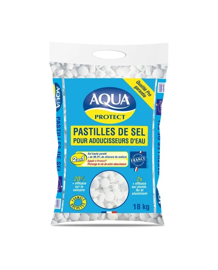 Pastilles de sel adoucisseur AQUA PRO, 25kg