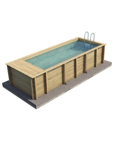 Piscine bois POOL'N BOX 6.20x2.50