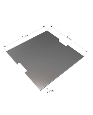 Table brasero AURORA - Couvercle