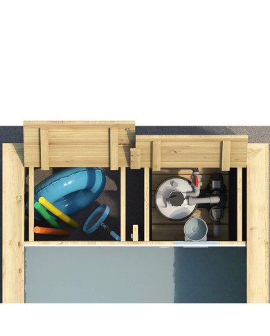 Piscine bois POOL'N BOX 6.20x2.50 Piscine bois POOL'N BOX 6.20x2.50