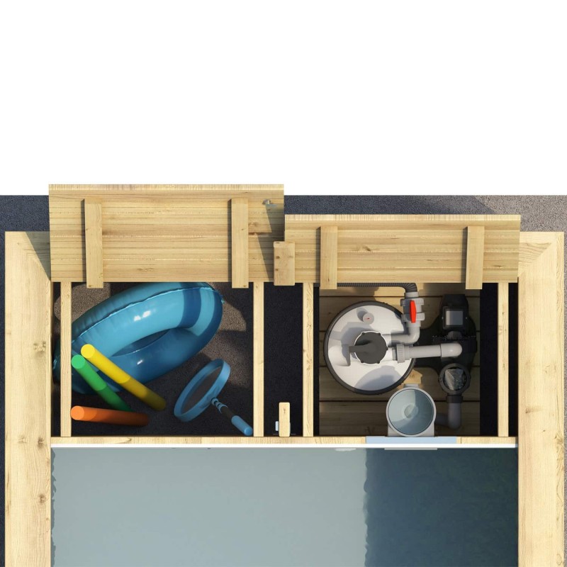 Piscine bois POOL'N BOX 6.20x2.50