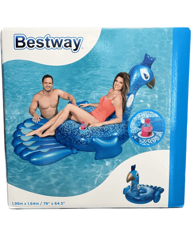 Bouée Paon Royal XXL | Élégance et Détente à la Piscine Bouée Paon Royal XXL | Élégance et Détente à la Piscine