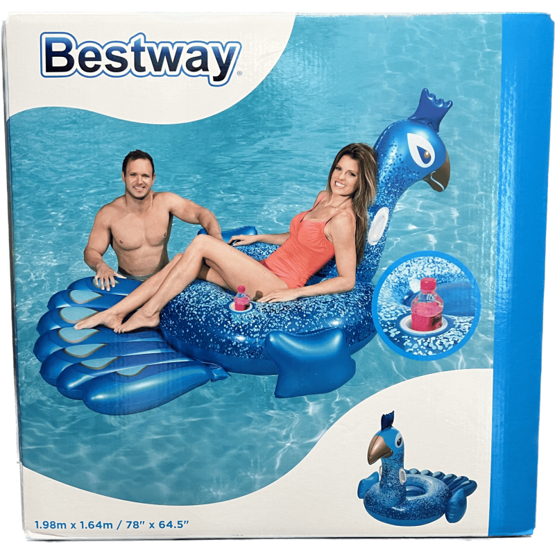 Bouée Paon Royal XXL | Élégance et Détente à la Piscine Bouée Paon Royal XXL | Élégance et Détente à la Piscine