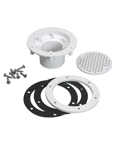 Refoulement maçonnerie/liner RL319, en 2", blanc