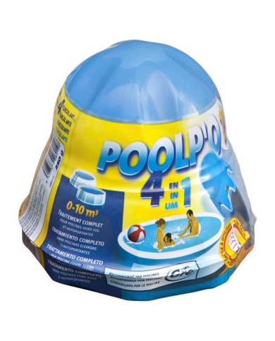 Kit de traitement 4en1 piscine hors sol 0-10m3 POOLP'O Kit de traitement 4en1 piscine hors sol 0-10m3 POOLP'O