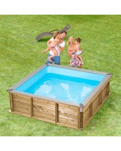 Piscine bois pistoche 2x2 Piscine bois pistoche 2x2