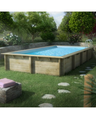Piscine bois WEVA 6x3 Piscine bois WEVA 6x3