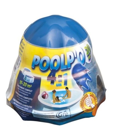 Kit de traitement 4en1 piscine hors sol 10-20m3 POOLP’O Kit de traitement 4en1 piscine hors sol 10-20m3 POOLP’O
