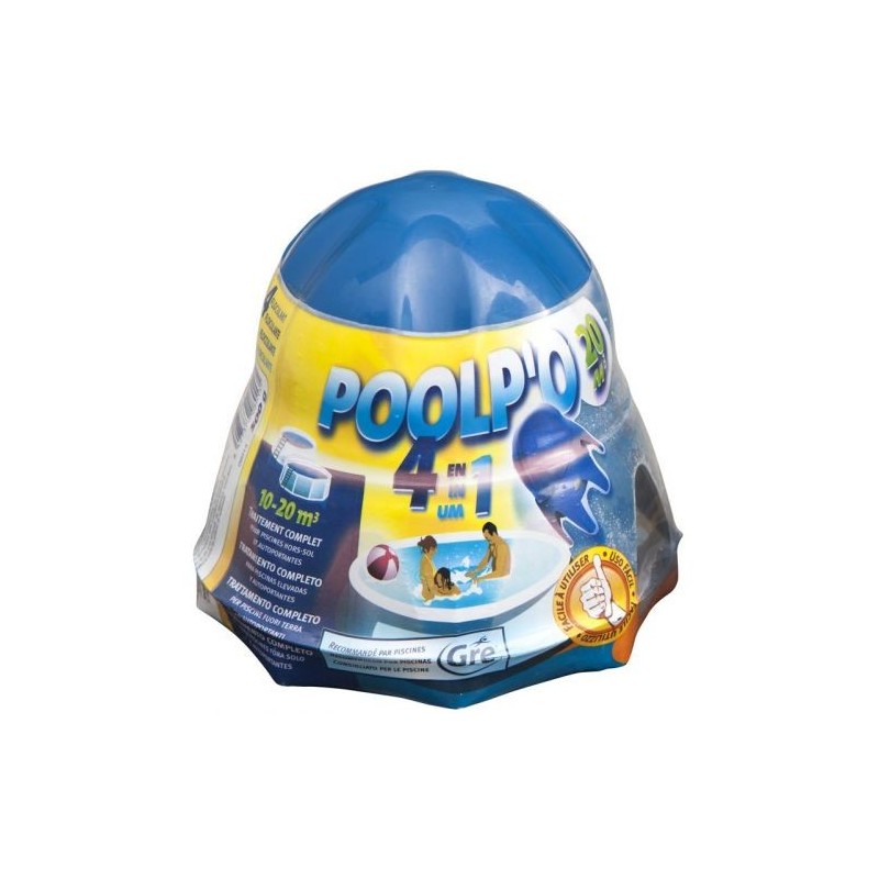 Kit de traitement 4en1 piscine hors sol 10-20m3 POOLP’O