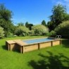 Piscine Bois Urbaine 6x2.50m + Chauffage | Compacte & Facile Piscine Bois Urbaine 6x2.50m + Chauffage | Compacte & Facile
