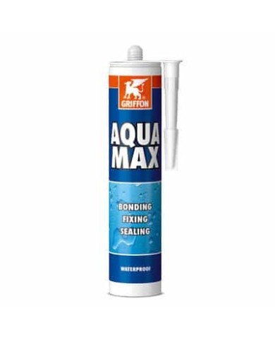 Mastic Colle blanc AQUAMAX® spécial piscine cartouche 425g