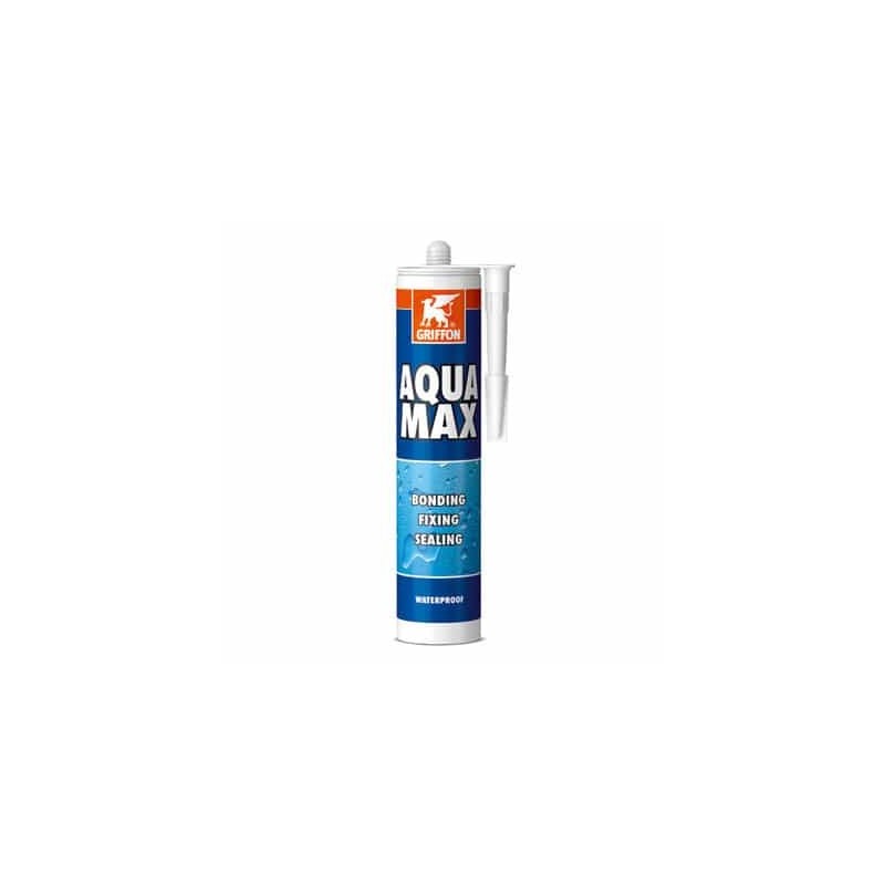 Mastic Colle blanc AQUAMAX® spécial piscine cartouche 425g Mastic Colle blanc AQUAMAX® spécial piscine cartouche 425g