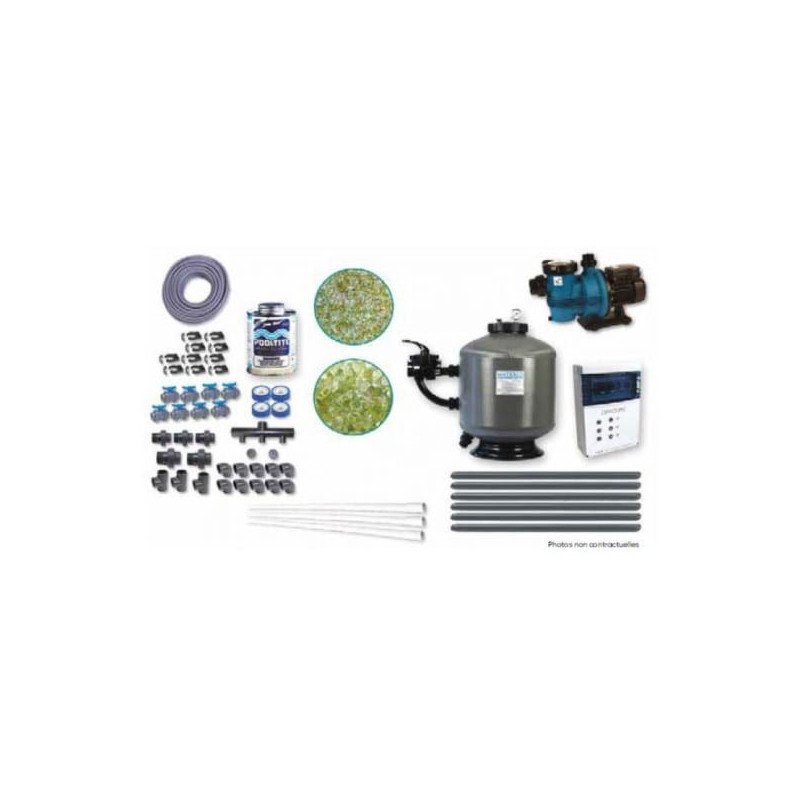 Kit de filtration complet piscine 80 m3 Kit de filtration complet piscine 80 m3