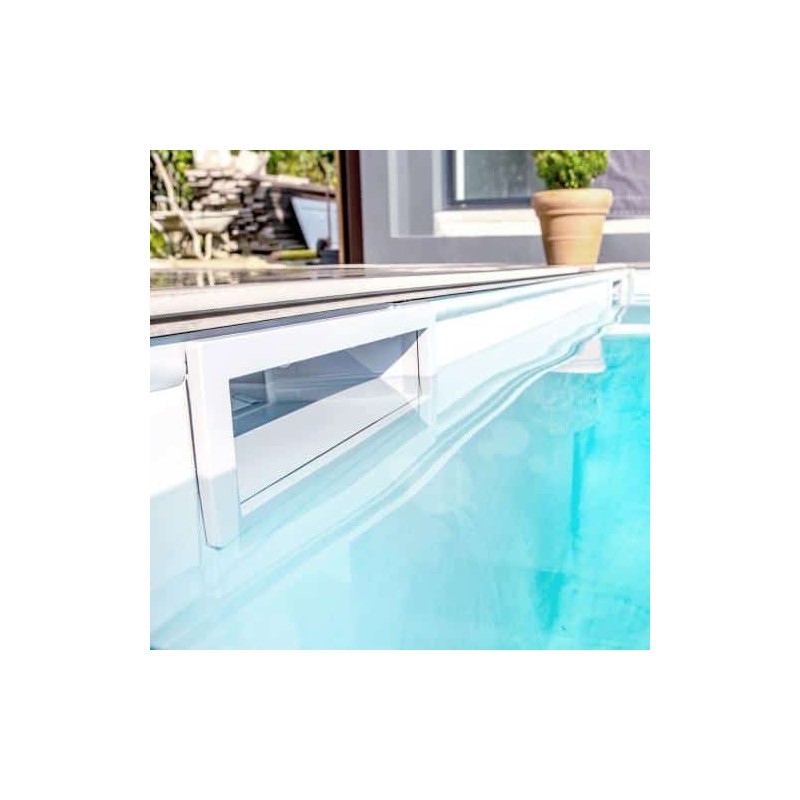 Skimmer piscine béton SB118-MR, blanc