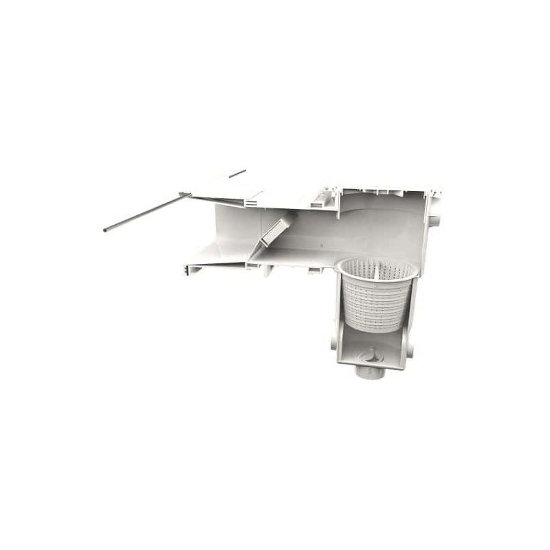 Skimmer piscine béton SB118-MR, blanc