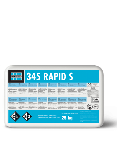Mortier Colle 345 RAPID S Gris, 25 kg - LATICRETE