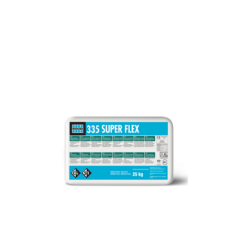 Mortier colle 335 SUPER FLEX Gris, 25kg - LATICRETE