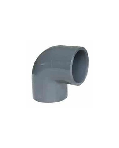 Coude à 90° femelle PVC pression à coller Ø50