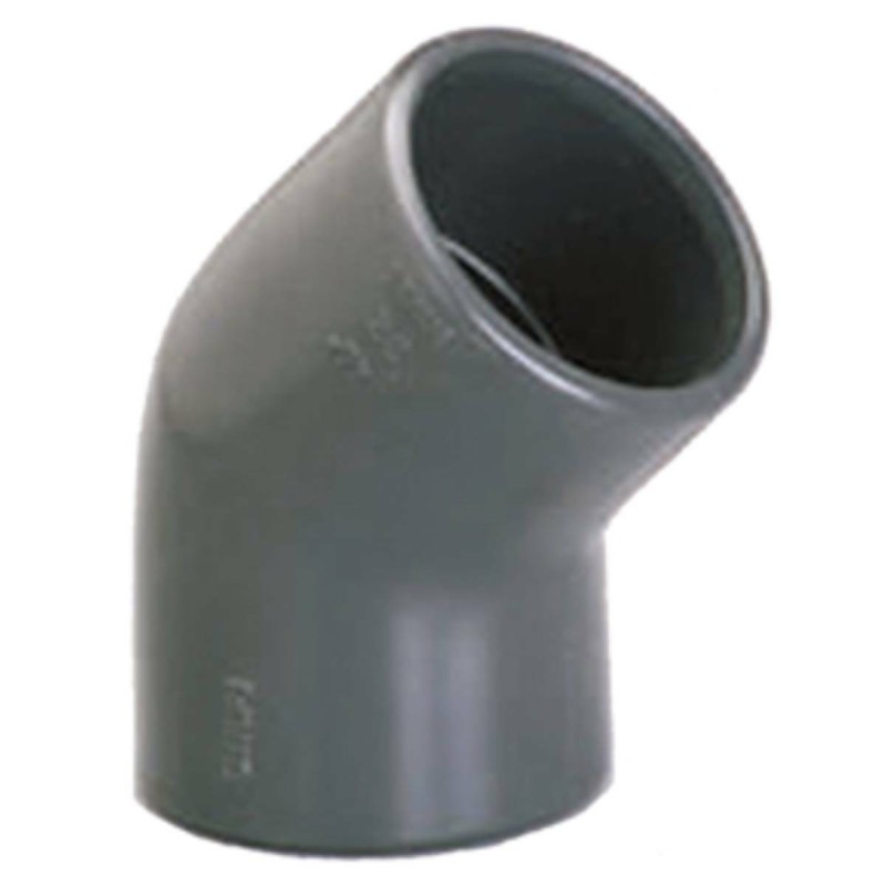 Coude à 45° femelle PVC pression à coller Ø50