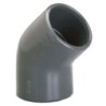 Coude à 45° femelle PVC pression à coller Ø50