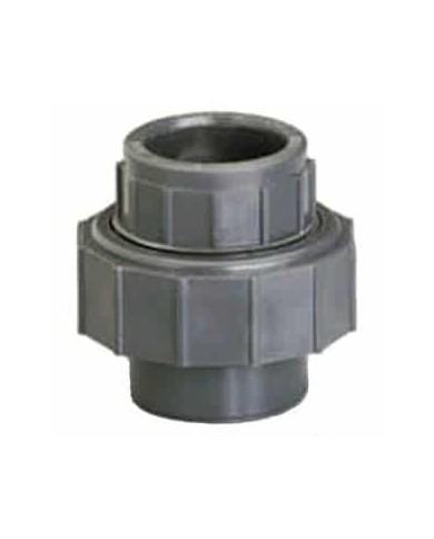Raccord union ff 3p Ø50 PVC