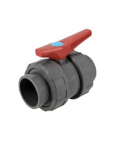 Vanne femelle-femelle PVC pression à coller Ø63