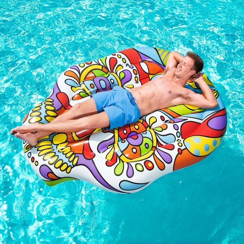 Bouée matelas crâne Mexicain fiesta skull LIMITED ED.