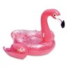 Bouée flamant rose XXL pailletée