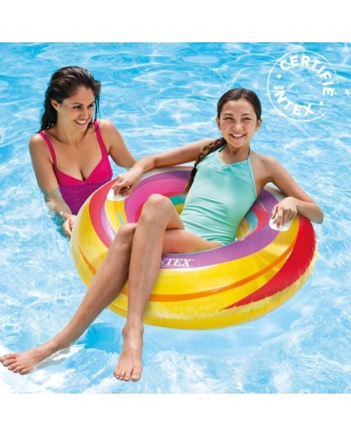 Bouée ronde colorée