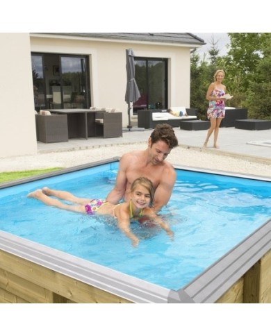 Piscine bois pistoche 2x2 Piscine bois pistoche 2x2