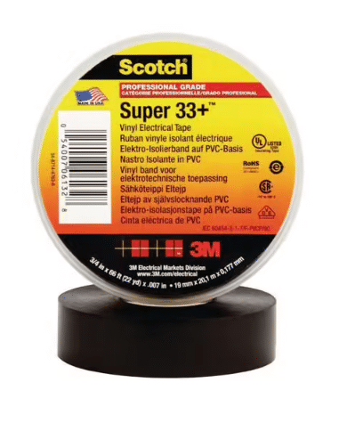 Ruban vinyle isolant électrique Super 33+