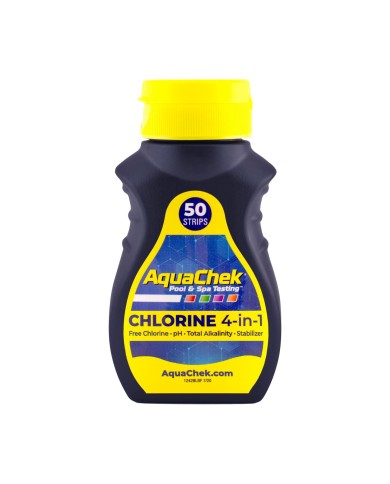 Trousse Bandelette AQUACHEK 4 en 1 | Chlore, pH, Alcalinité... Trousse Bandelette AQUACHEK 4 en 1 | Chlore, pH, Alcalinité...