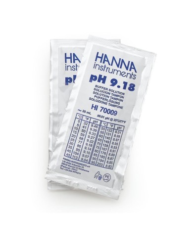 Solution tampon pH 9.18 en sachet, 20 ml Solution tampon pH 9.18 en sachet, 20 ml