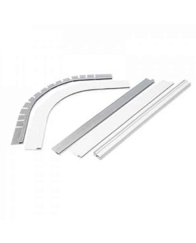 Hung PVC droit 50mm, baguette de 2m