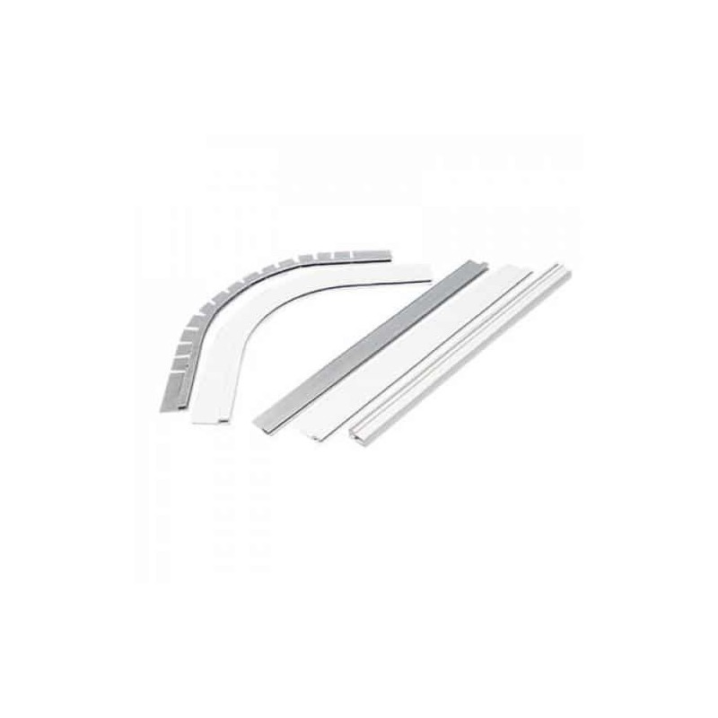 Hung PVC droit 50mm, baguette de 2m