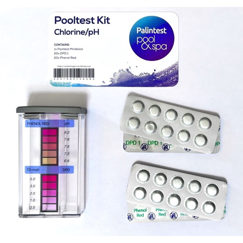 Trousse Analyse Visuelle Pooltest PALINTEST | Test Complet Piscine