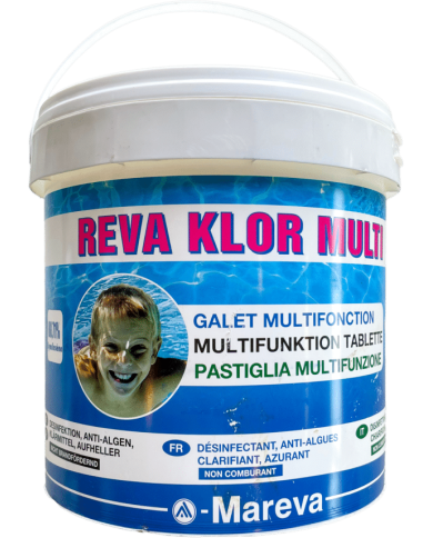 Reva klor Multi, galets 250gr - 5 kg Reva klor Multi, galets 250gr - 5 kg