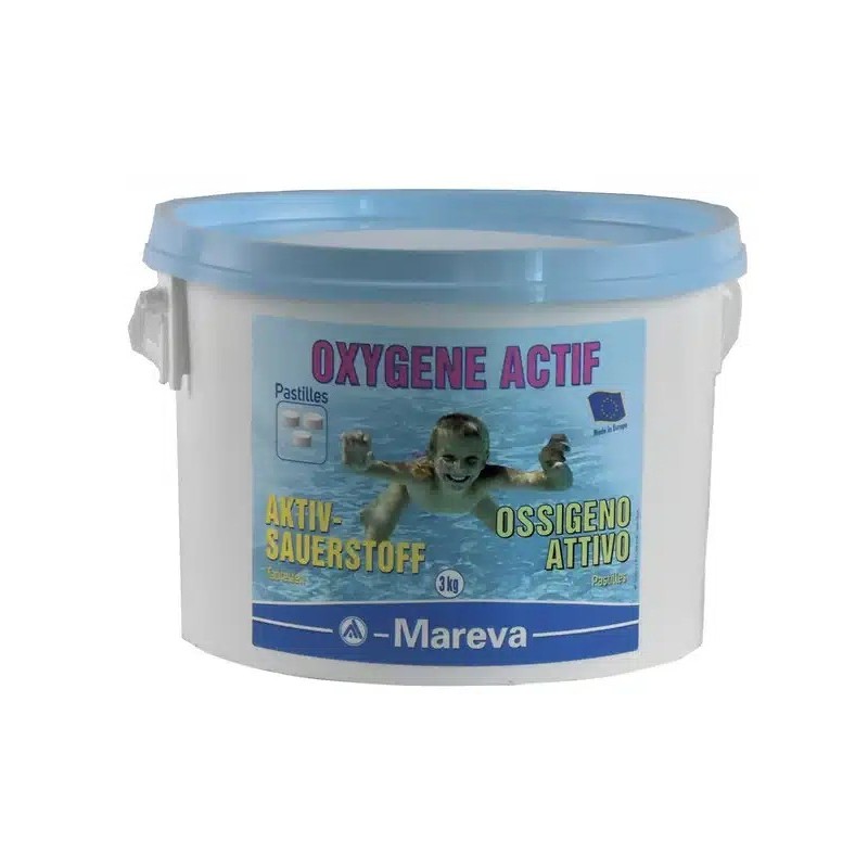 Oxygène Actif MAREVA 3kg | Désinfection Piscine Sans Chlore